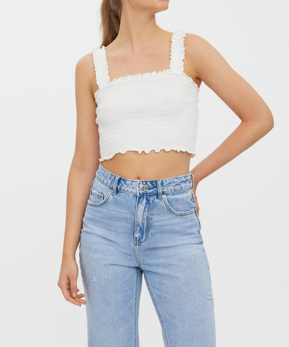 Top Vero Moda, alb, M