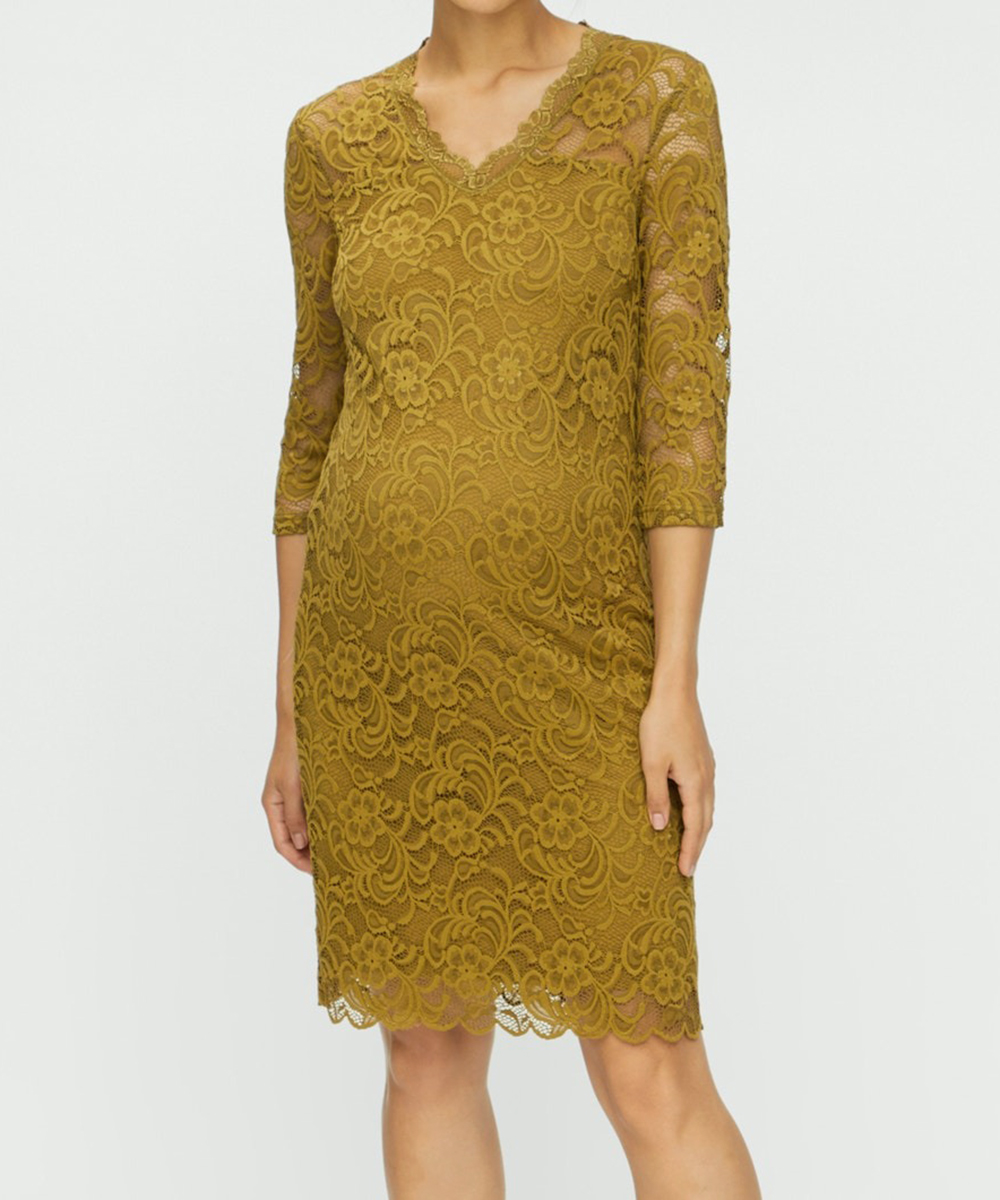 Rochie scurta Mamalicious, verde oliv, M