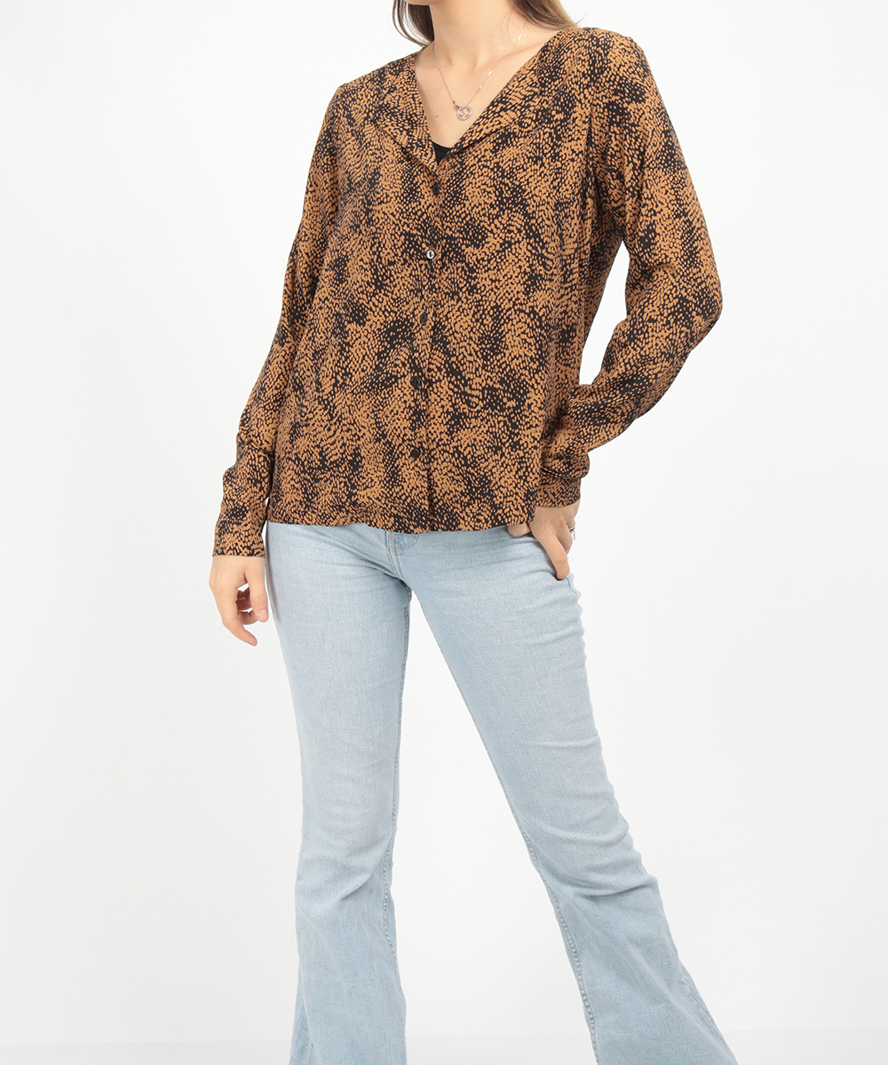 Camasa Vero Moda, maro, XS
