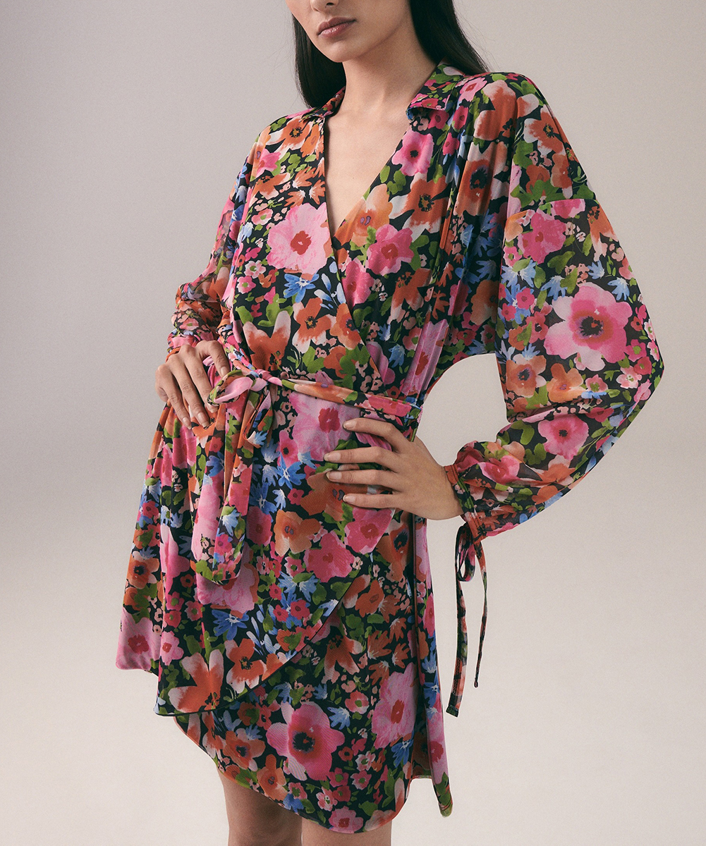 Rochie scurta Reserved, floral
