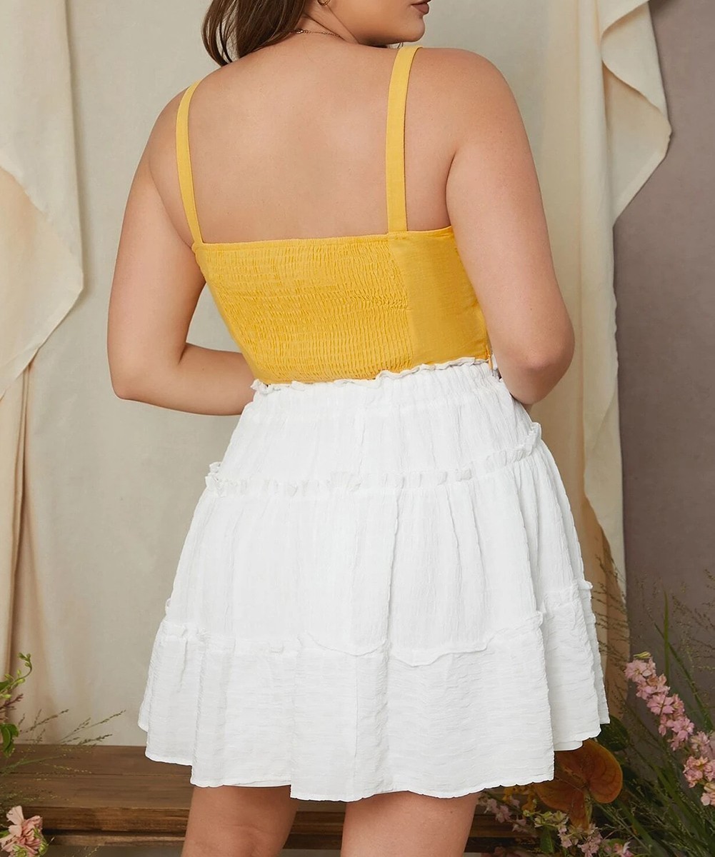 Top SHEIN CURVE, galben, 0 XL - 1 | YEO