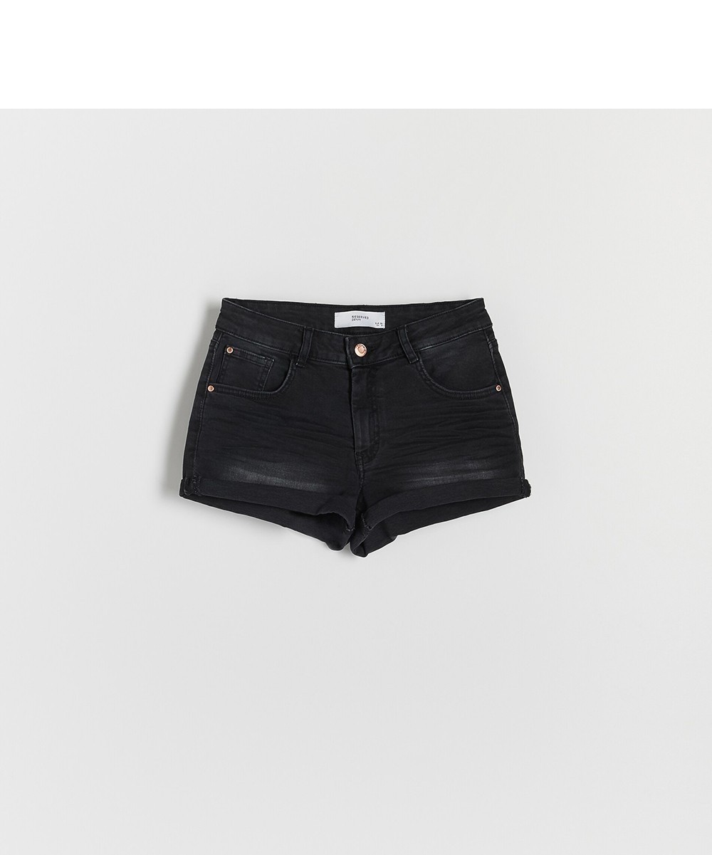Pantaloni Scurti Reserved, negru, 34 - 1 | YEO
