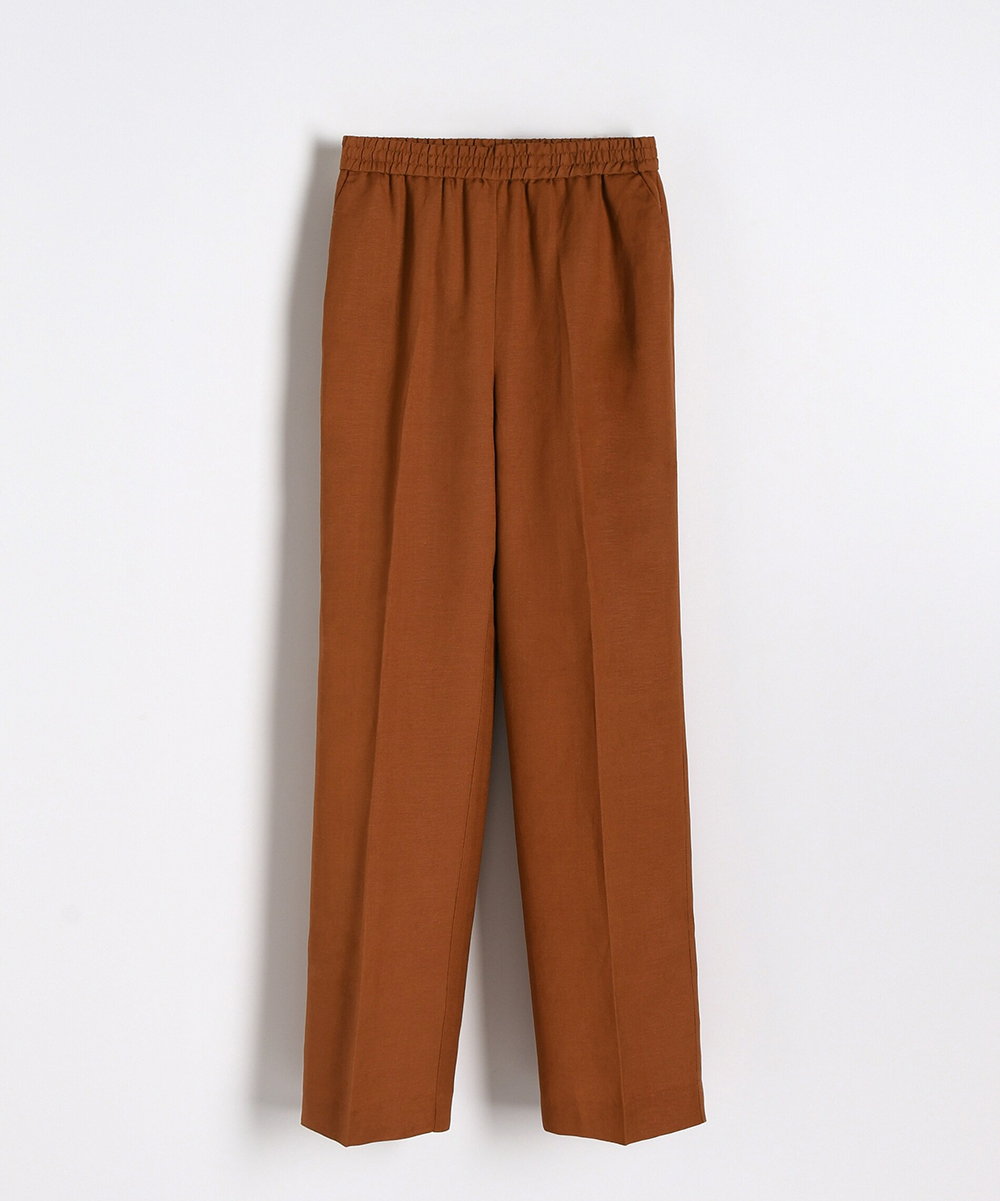 Pantaloni Reserved, maro, S