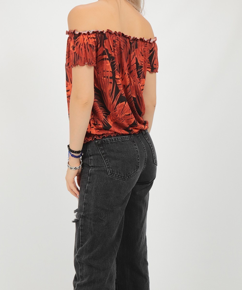 Bluza Reserved, caramiziu, S - 1 | YEO