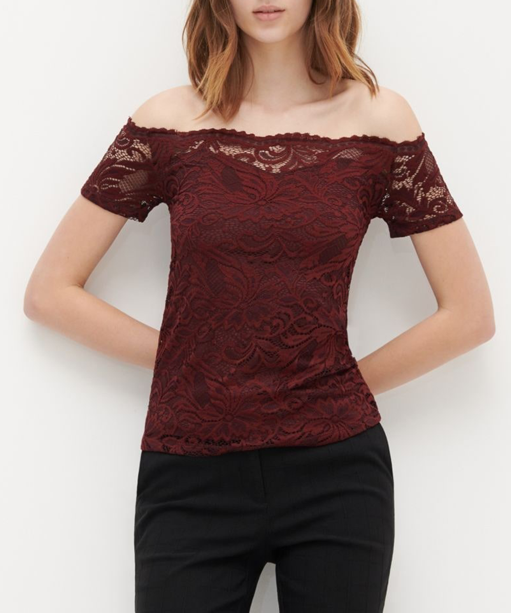 Bluza Reserved, visiniu, XL