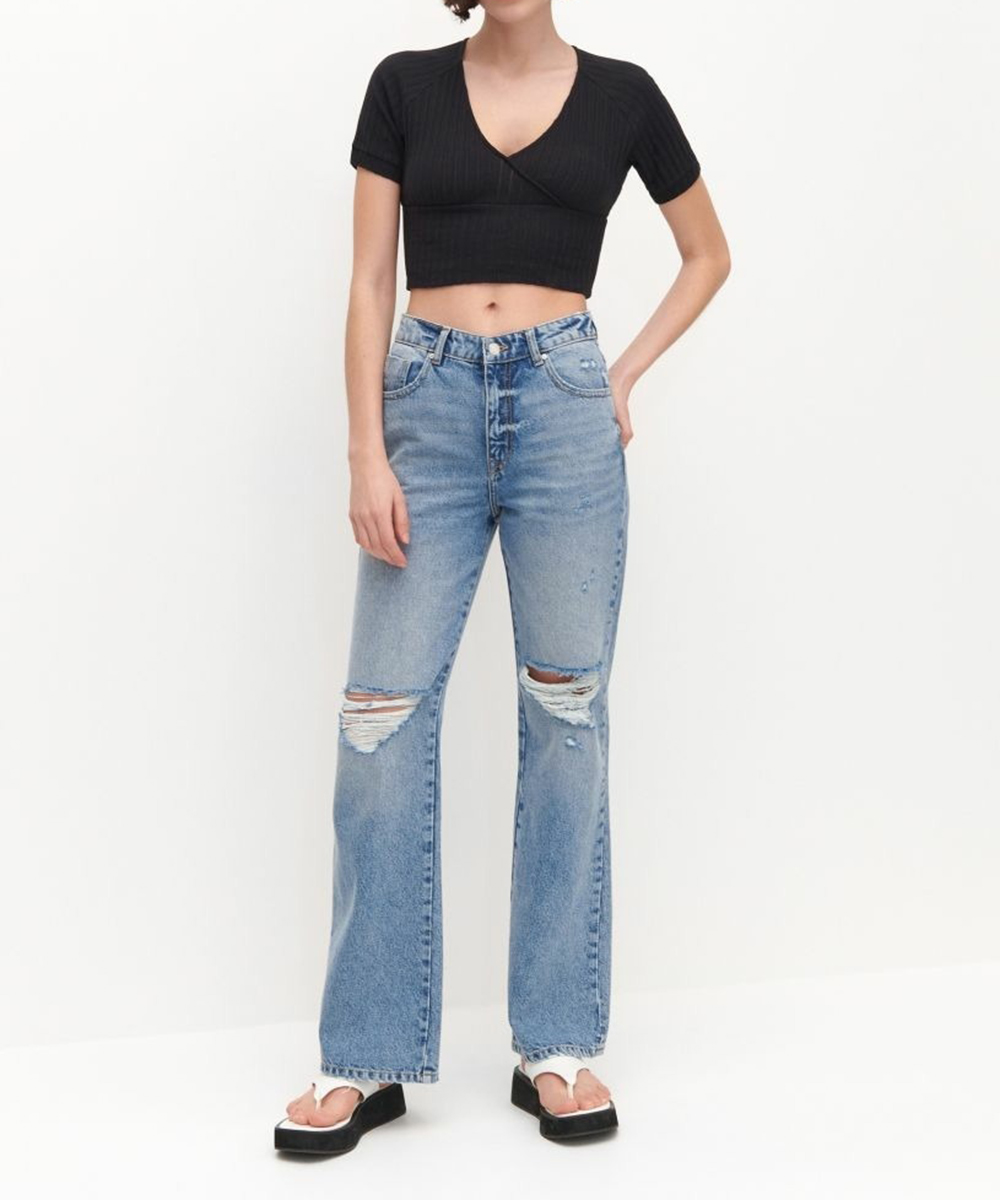 Top Reserved, negru, L