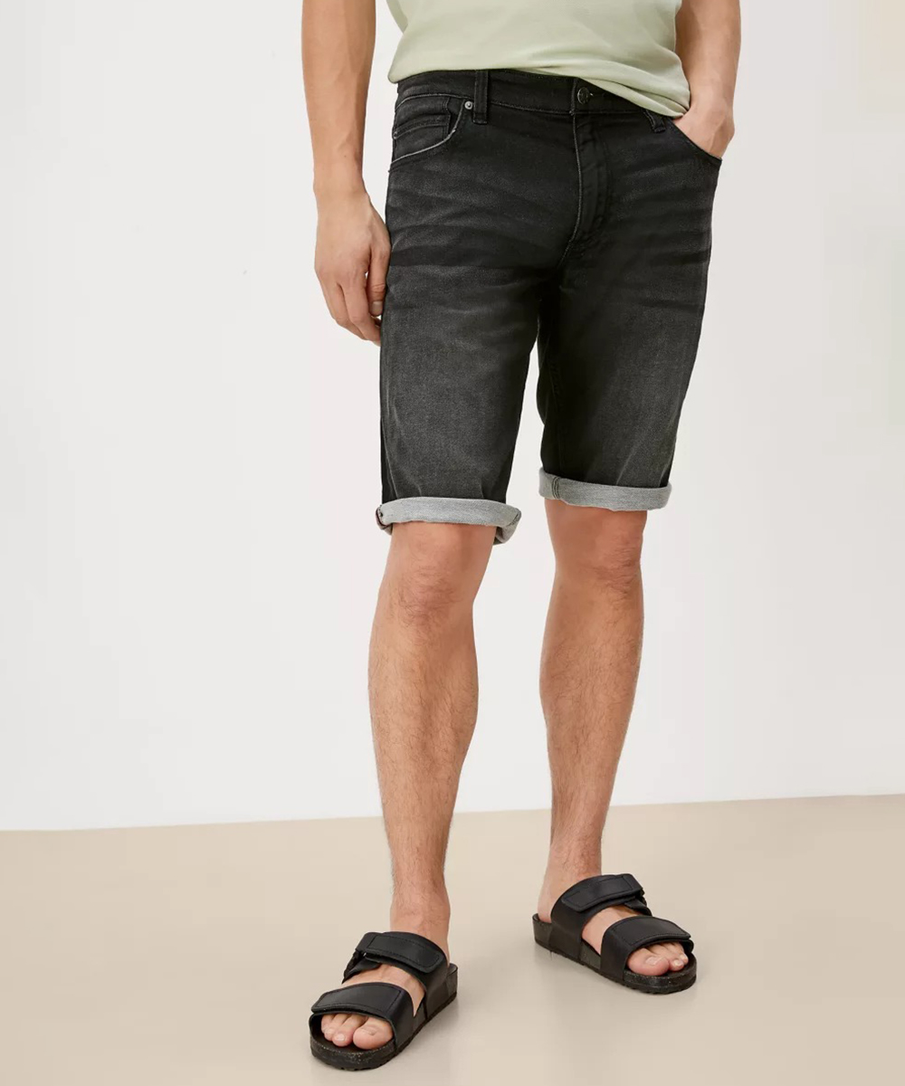 Pantaloni scurti s.Oliver, negru, W29