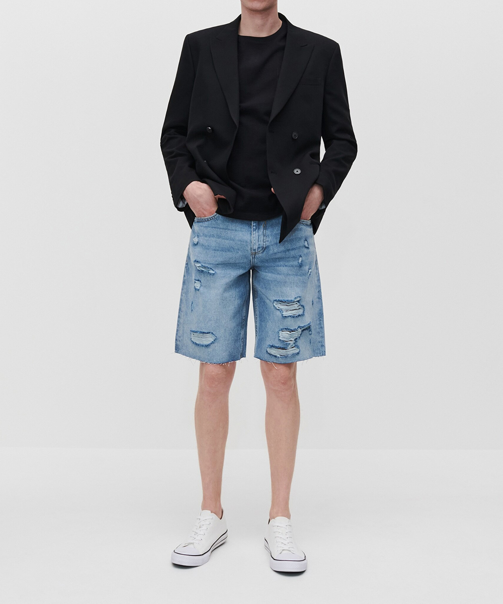 Pantaloni Scurti Reserved, albastru, 29