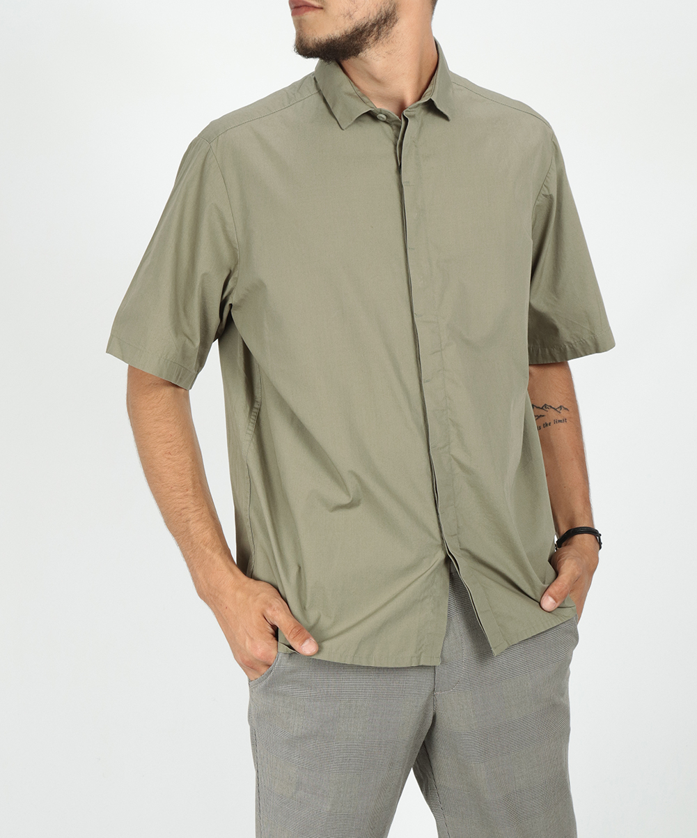 Camasa Reserved, verde, S