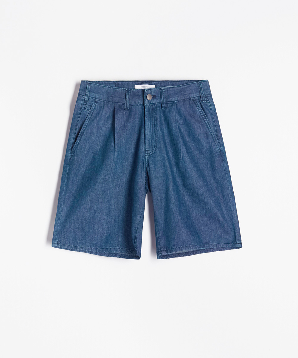 Pantaloni Scurti Reserved, albastru, 32