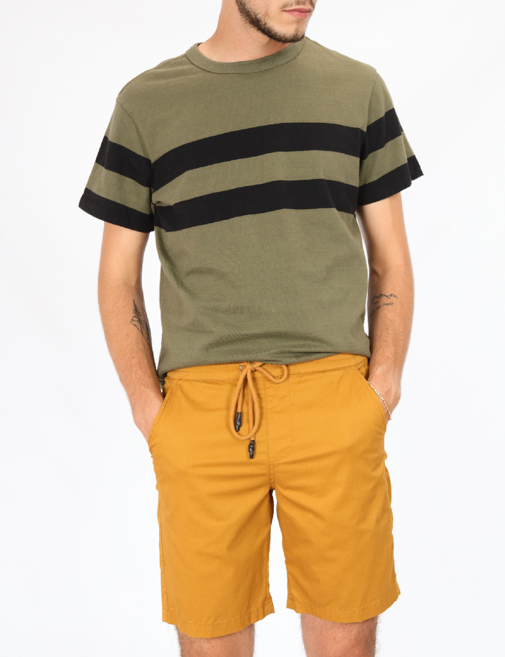 Pantaloni scurti CROPP, mustar
