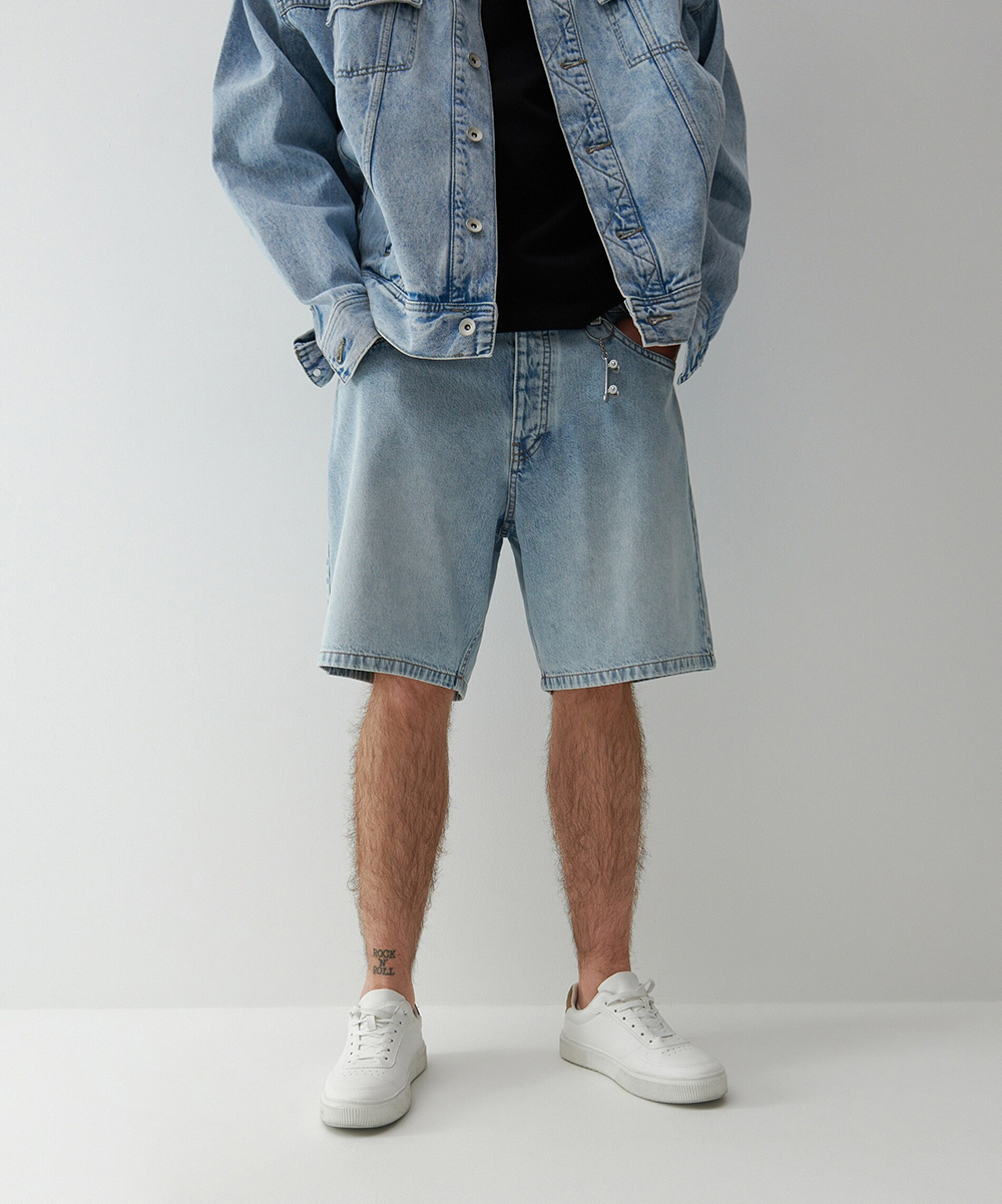 Pantaloni scurti Reserved, albastru, 28
