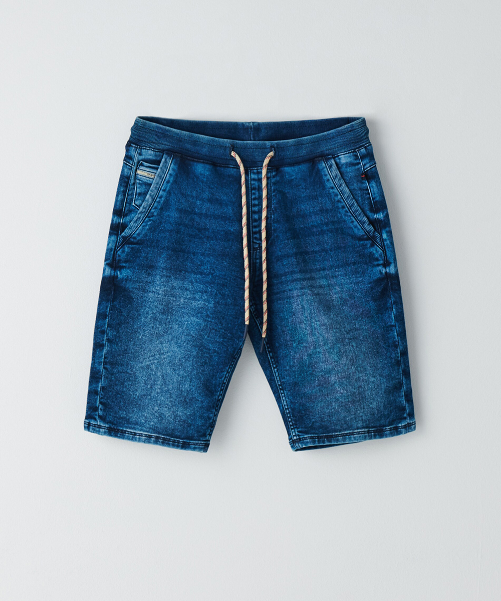 Pantaloni scurti CROPP, albastru, 28