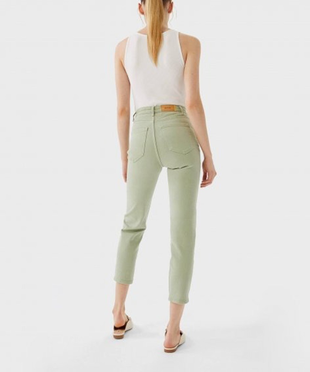 Blugi Stradivarius, verde, 32 - 1 | YEO