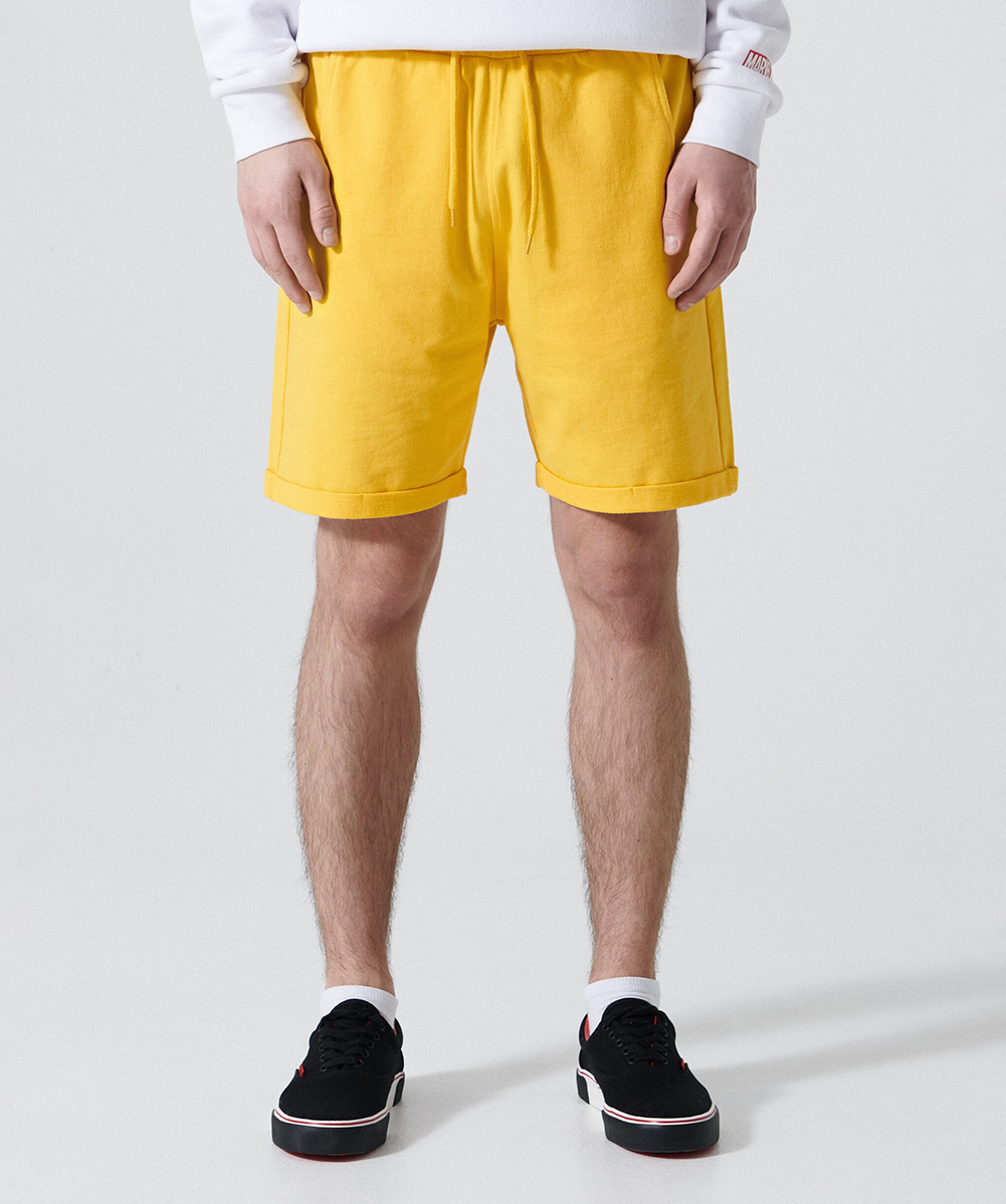 Pantaloni Scurti CROPP, galben, XS