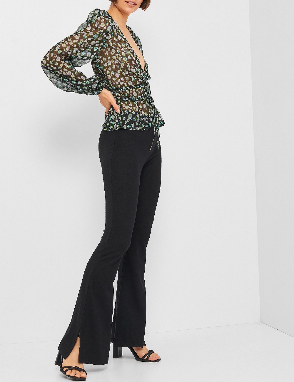 Bluza Stradivarius, floral, M - 1 | YEO