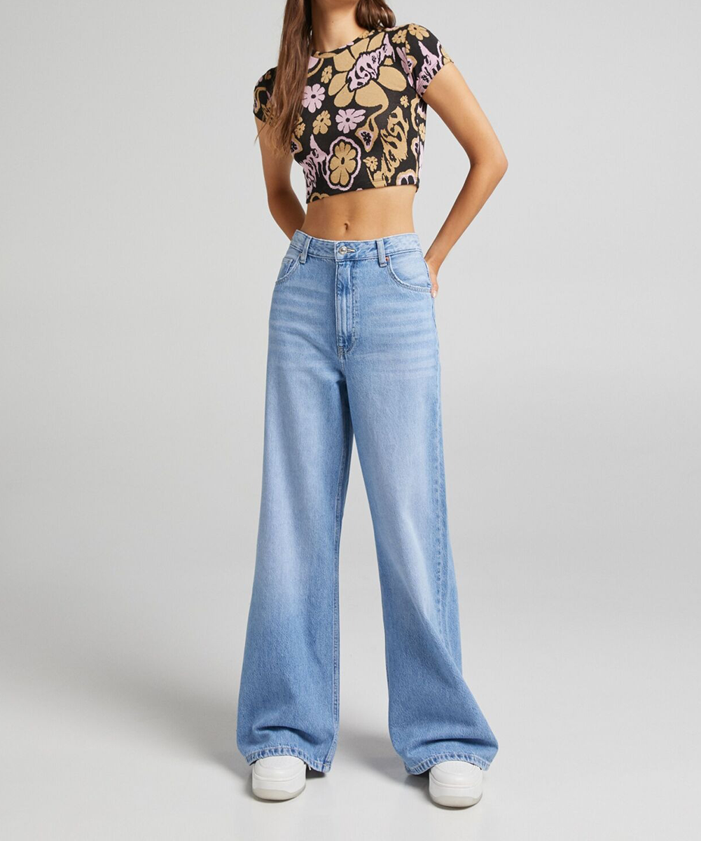 Top Bershka, mix culori, XS