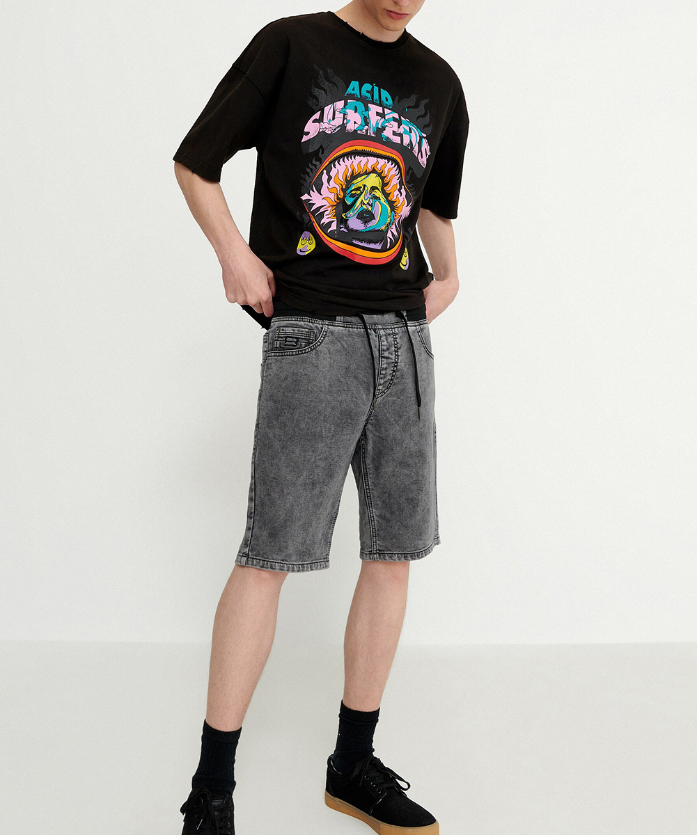 Pantaloni scurti House Brand, gri