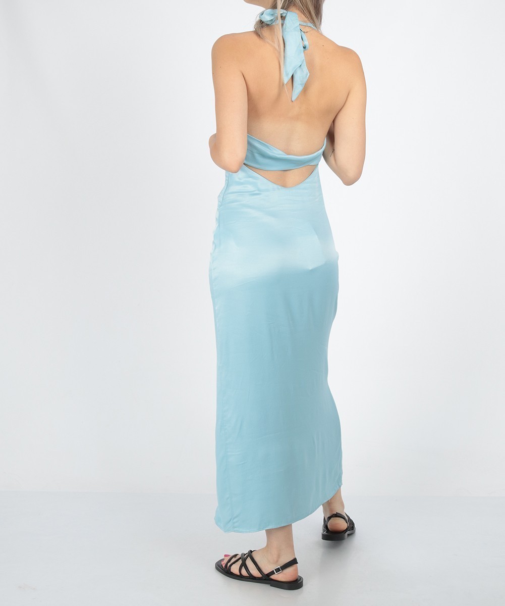Rochie Lunga Bershka, bleu, XS - 1 | YEO