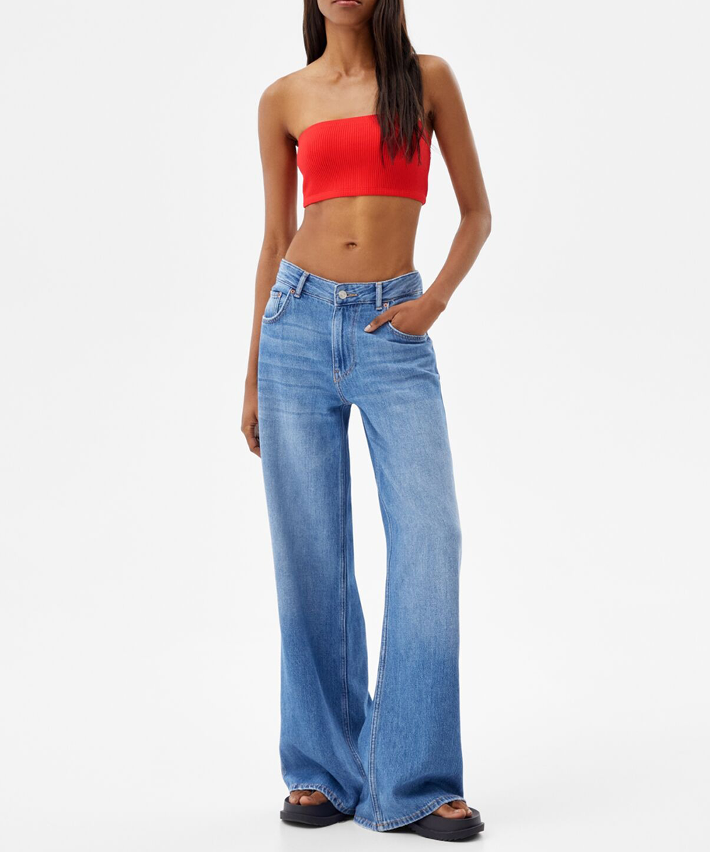 Top Bershka, rosu, L