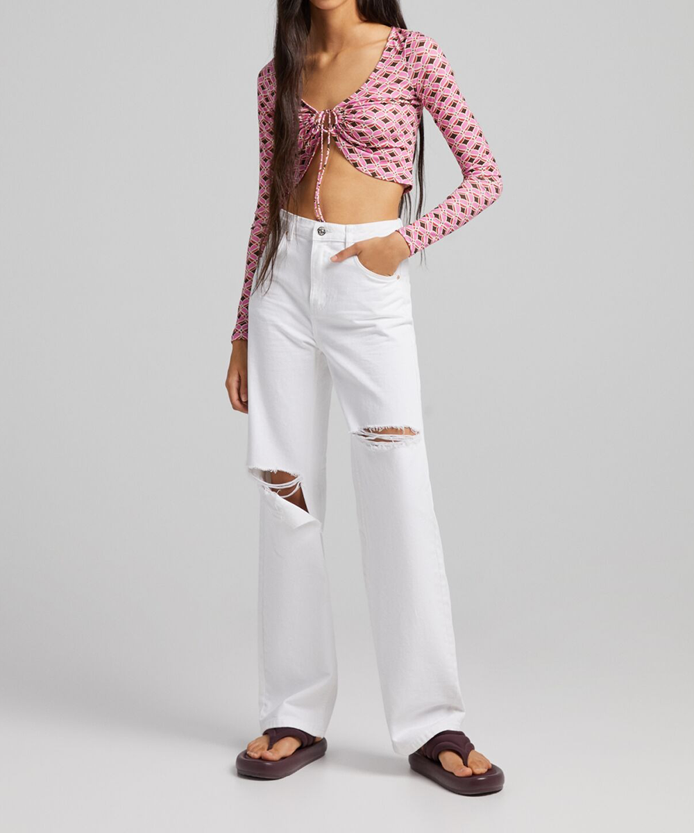 Top Bershka, roz, M