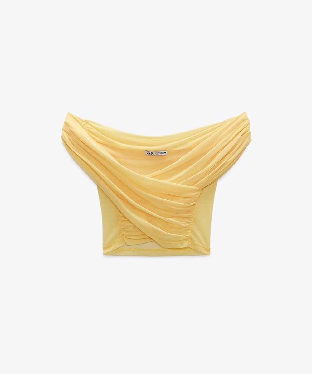Top Zara, galben - 1 | YEO