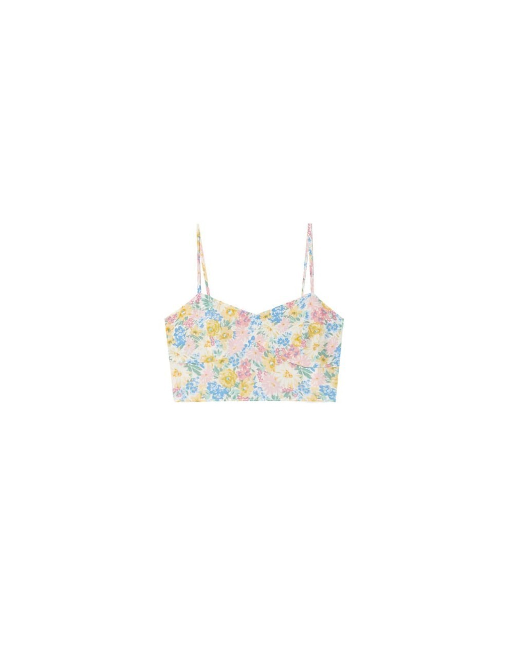 Top Stradivarius, floral, M - 1 | YEO