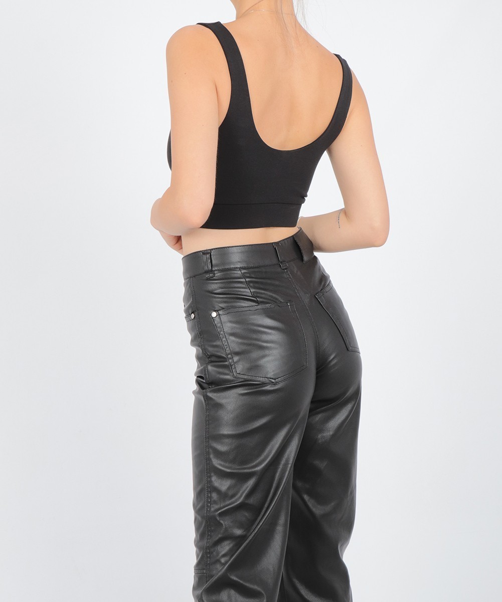 Top Stradivarius, negru, XS - 1 | YEO