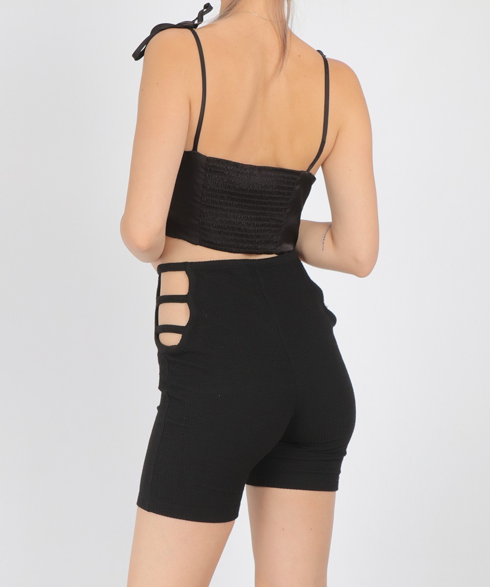 Top Stradivarius, negru, L - 1 | YEO