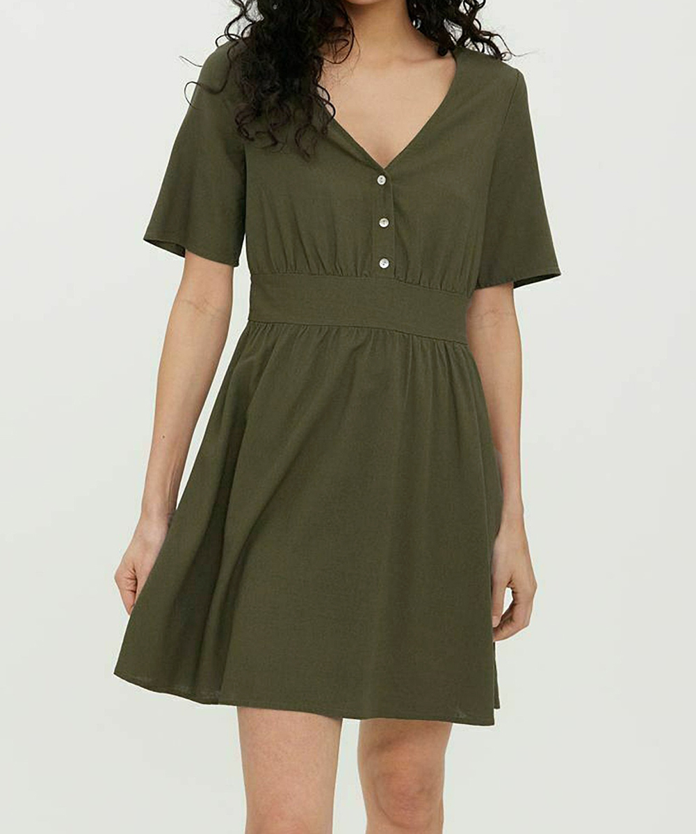 Rochie Scurta Vero Moda, verde, XS