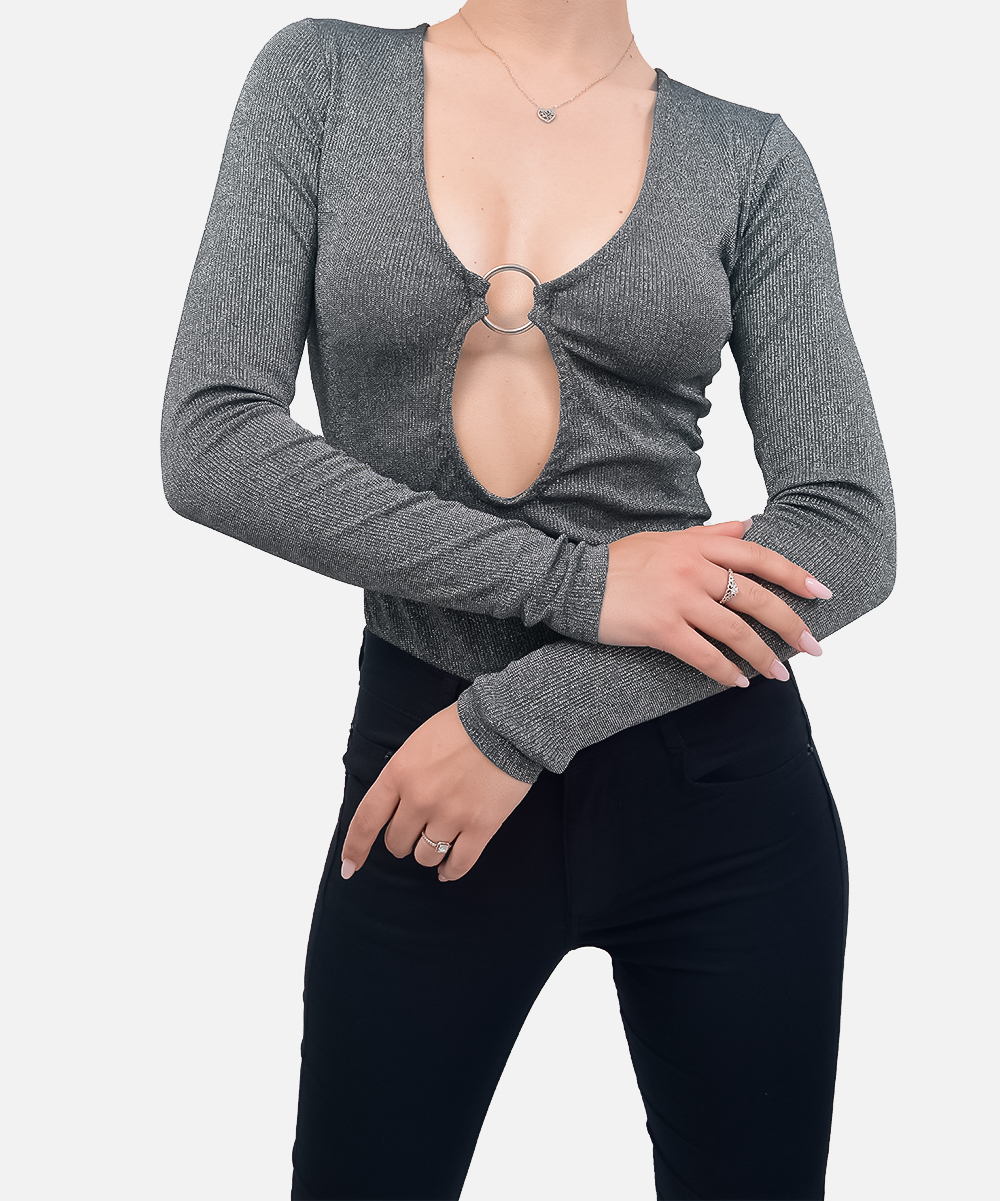 Body Pull&Bear, argintiu