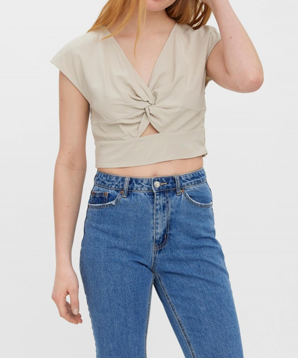 Top Vero Moda, crem, L