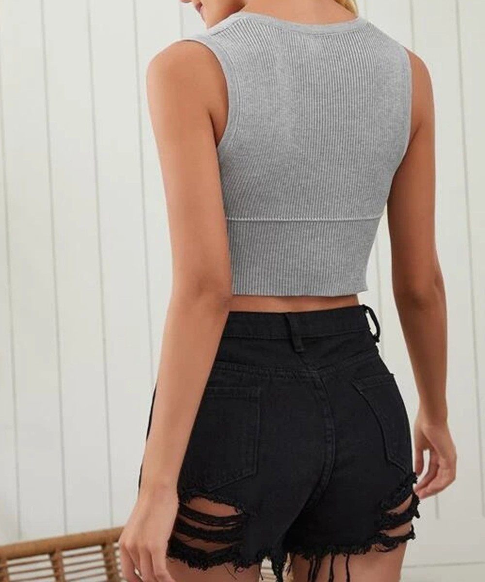 Top SHEIN, gri, M - 1 | YEO