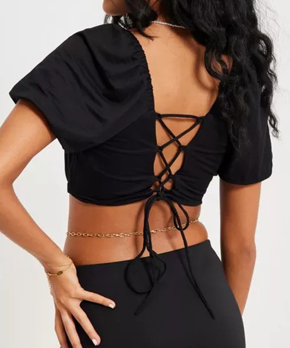 Top Vero Moda, negru, L - 1 | YEO