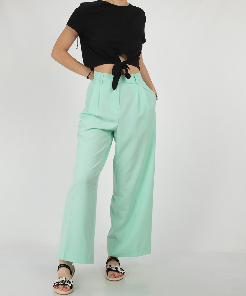Pantaloni Vero Moda, turcoaz
