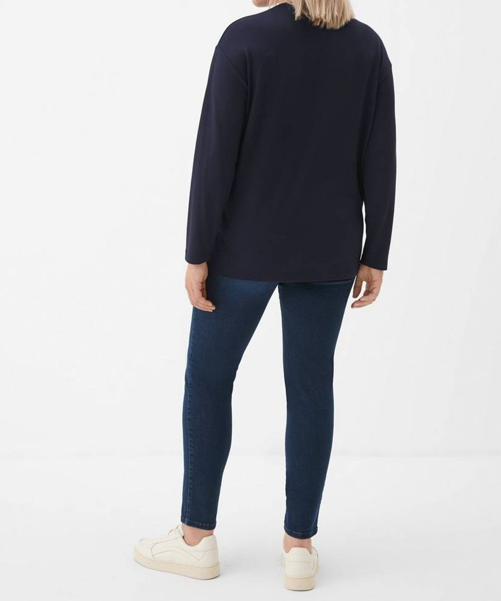 Bluza TRIANGLE, bleumarin, 50 - 1 | YEO