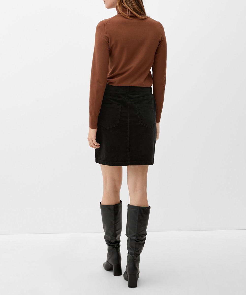 Fusta s.Oliver, negru - 1 | YEO