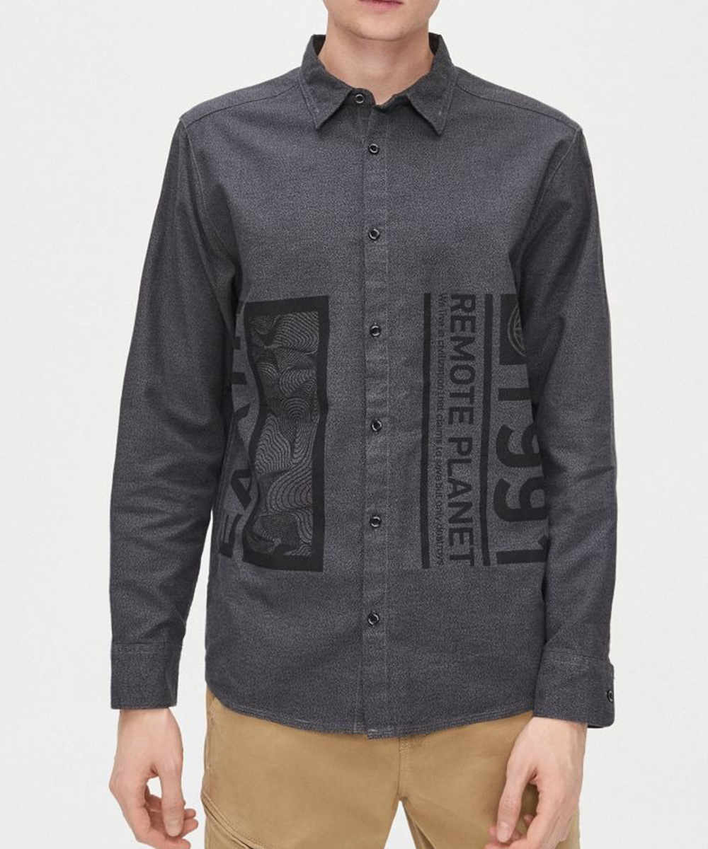 Camasa CROPP, gri, XS