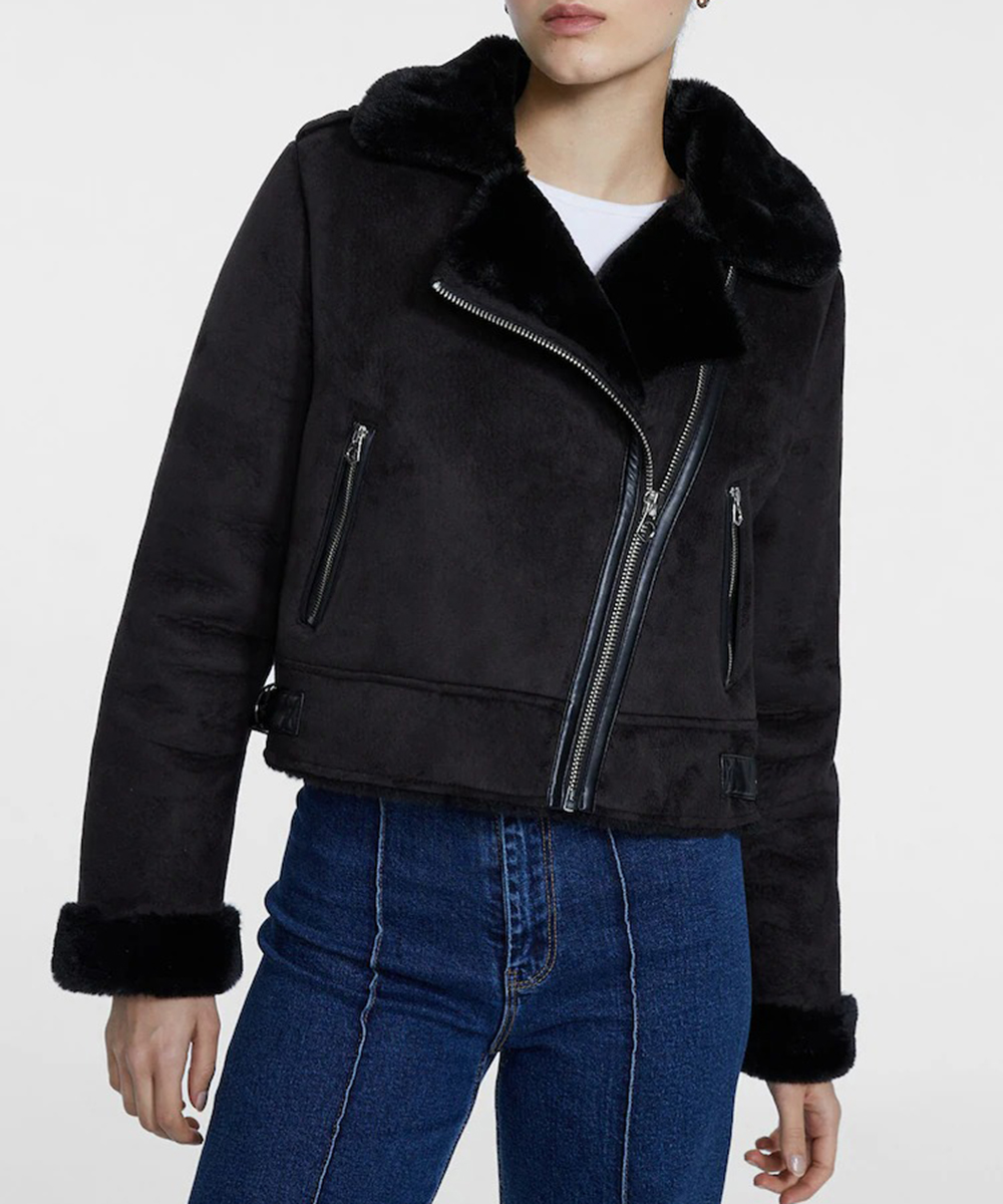Geaca Stradivarius, negru