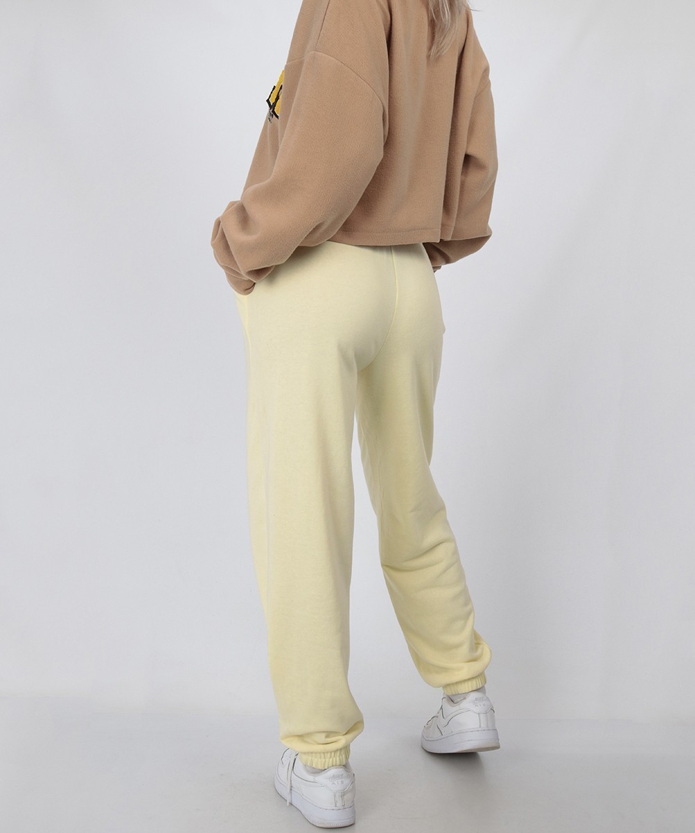Pantaloni Stradivarius, galben, L - 1 | YEO