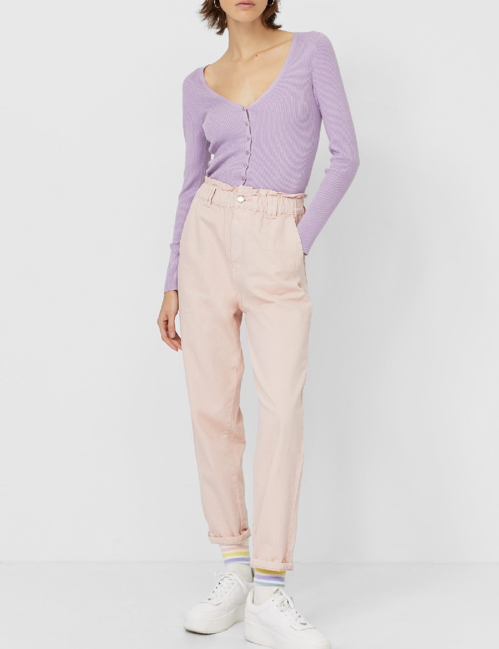 Cardigan Stradivarius, lila, M - 1 | YEO