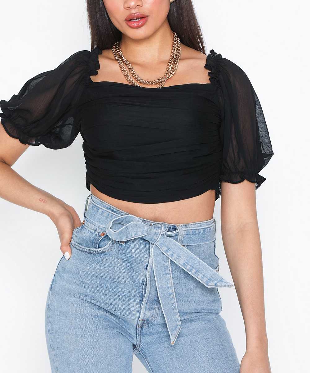 Top nelly, negru, 34