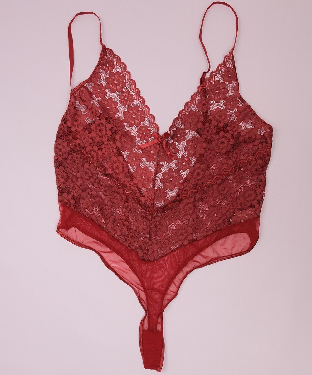 Body SHEIN CURVE, rosu, 3XL - 1 | YEO