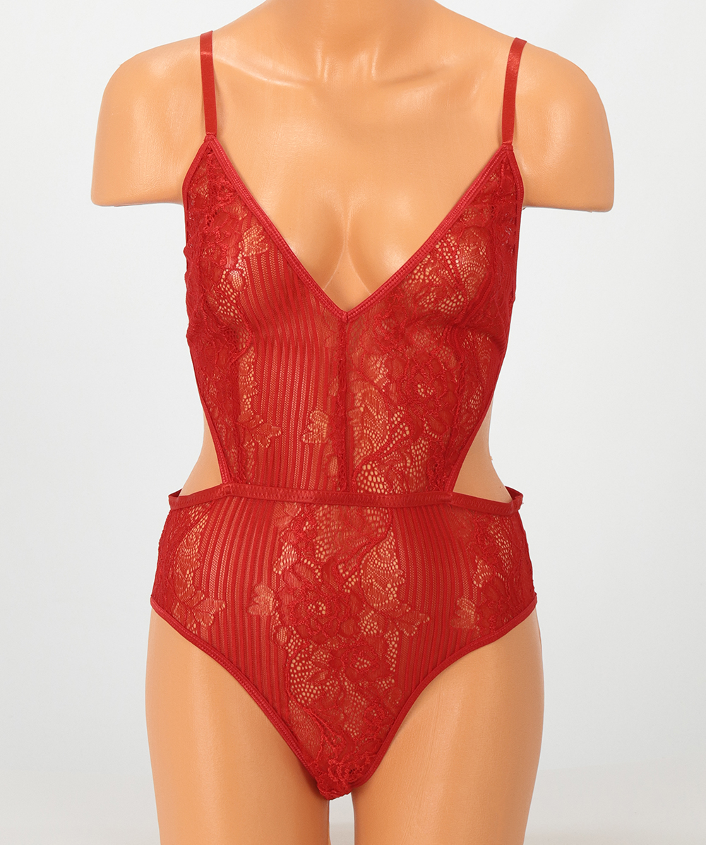 Body SHEIN, rosu, S