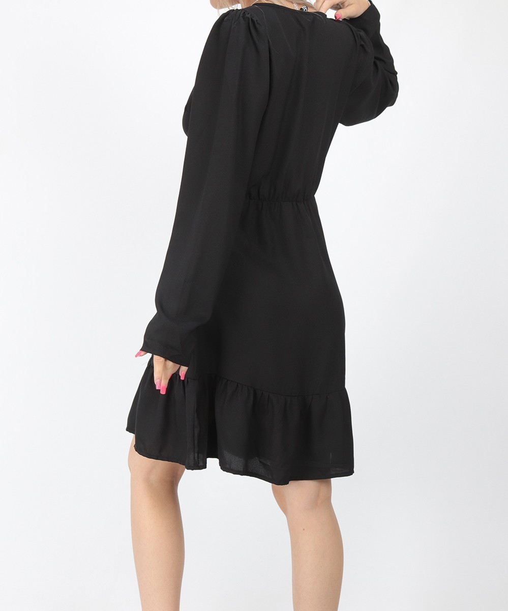 Rochie Scurta Pieces, negru, S - 1 | YEO