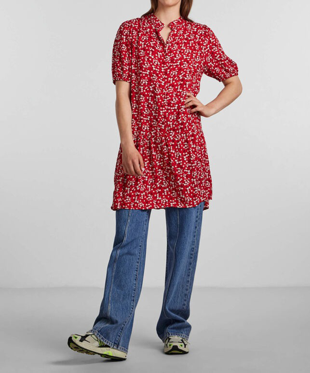 Rochie Scurta Pieces, rosu, S