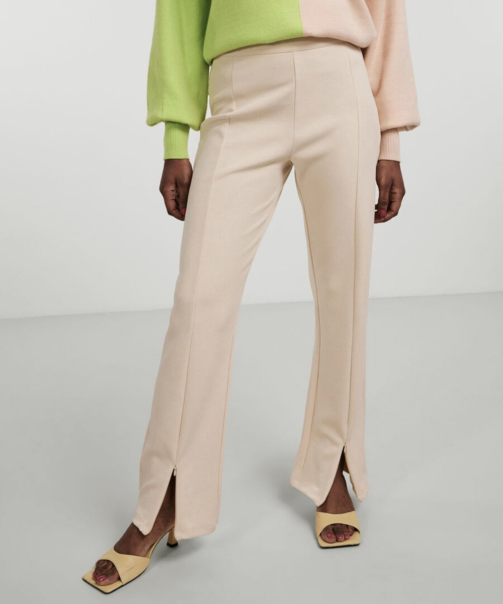 Pantaloni Y.A.S, crem, L