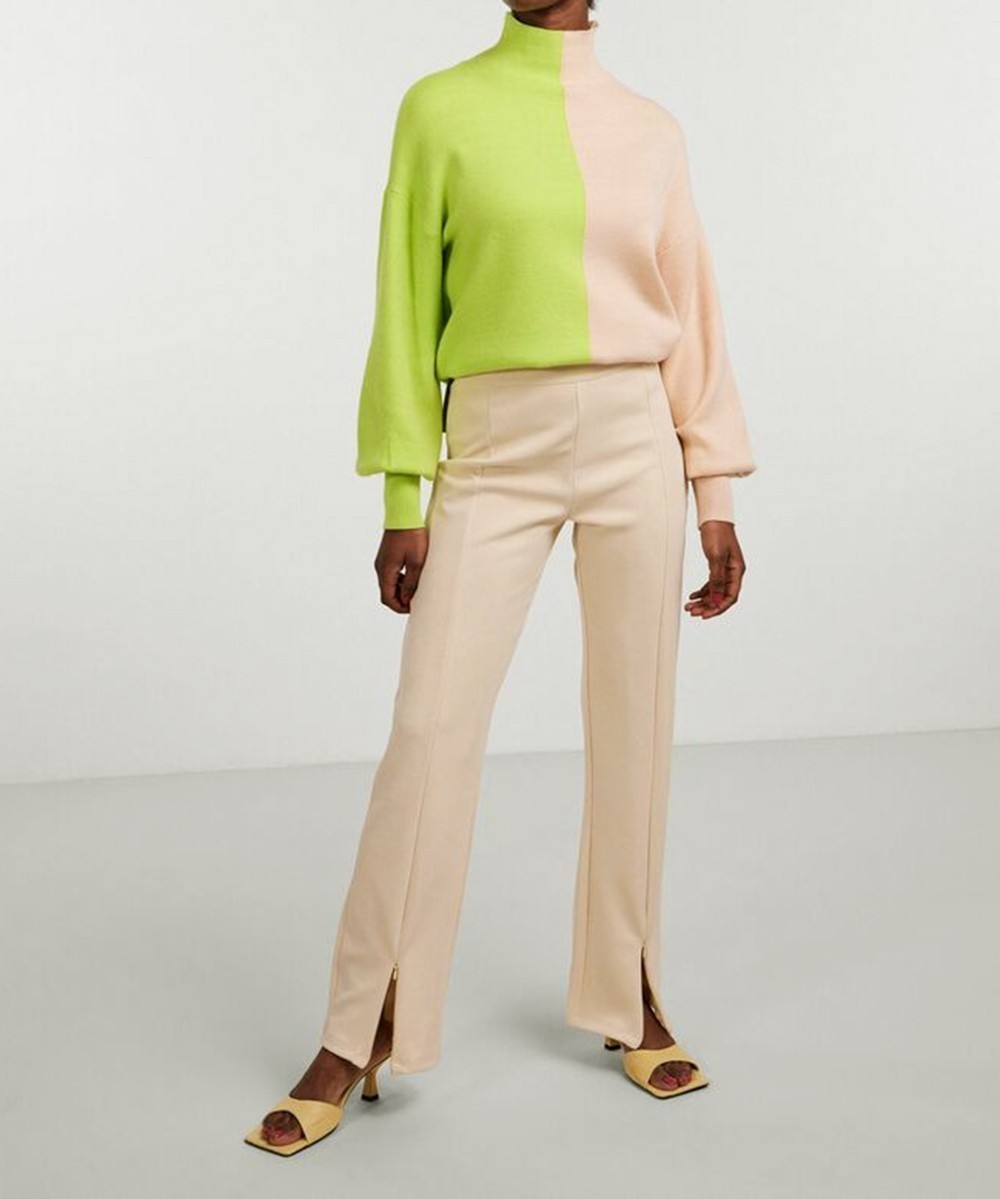 Pantaloni Y.A.S, crem, L - 1 | YEO