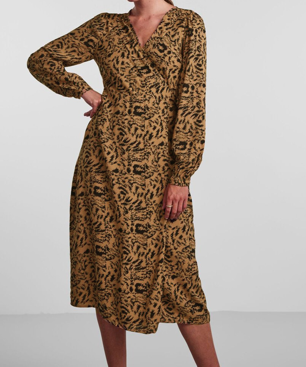 Rochie medie Y.A.S, maro, XS
