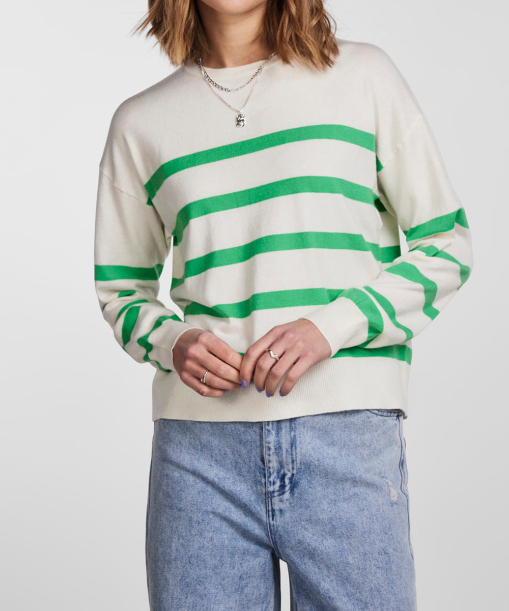 Bluza Pieces, alb, M